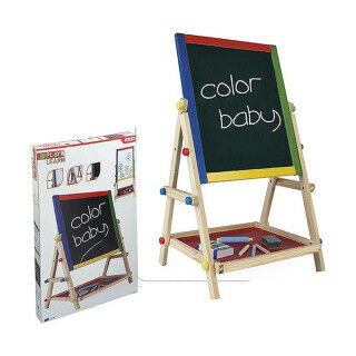 Dubbelzijdig krijtbord Colorbaby Accessoires 65 x 38 cm