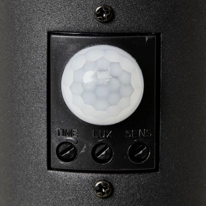 LED bollard light Brilliant Dody Movement Sensor Metal Black 10 W