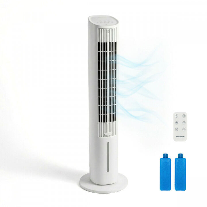 Climatizzatore Evaporativo Portatile a Torre Multifunzione con Telecomando Hushly InnovaGoods