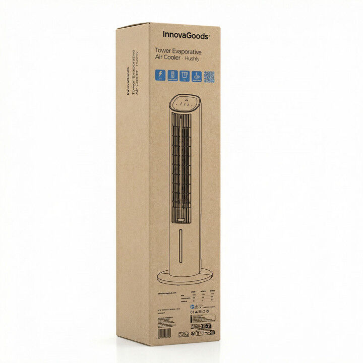 Portable Multifunction Tower Evaporative Cooler with Remote Control Hushly InnovaGoods