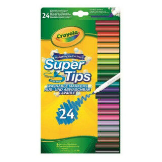 Filzstifte Crayola B01BF6F20K Bunt Waschbar 24 Stücke