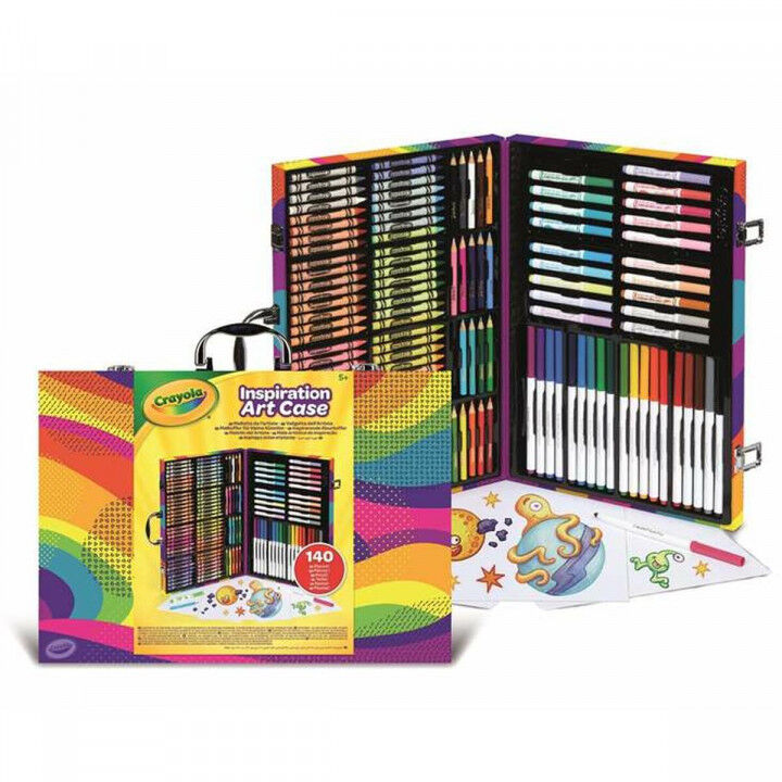 Set de peinture Crayola Rainbow 39,5 x 4 x 28 cm Multicouleur 140 Pièces