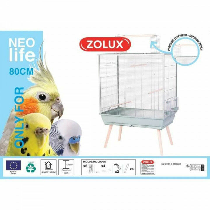 Cage à oiseaux Zolux Vert 81 x 48 x 130 cm