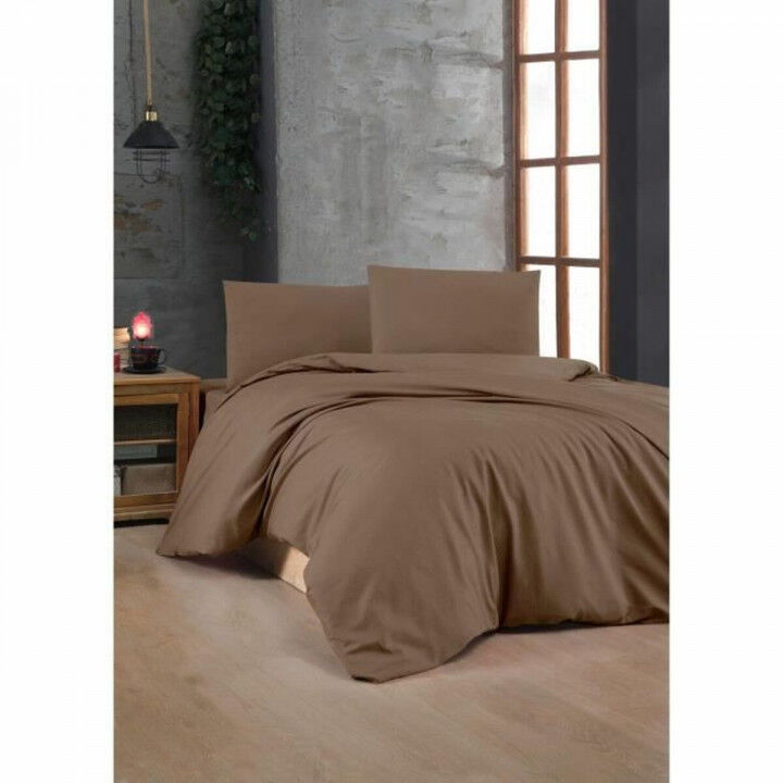 Duvet cover set Brown Super king 3 Pieces