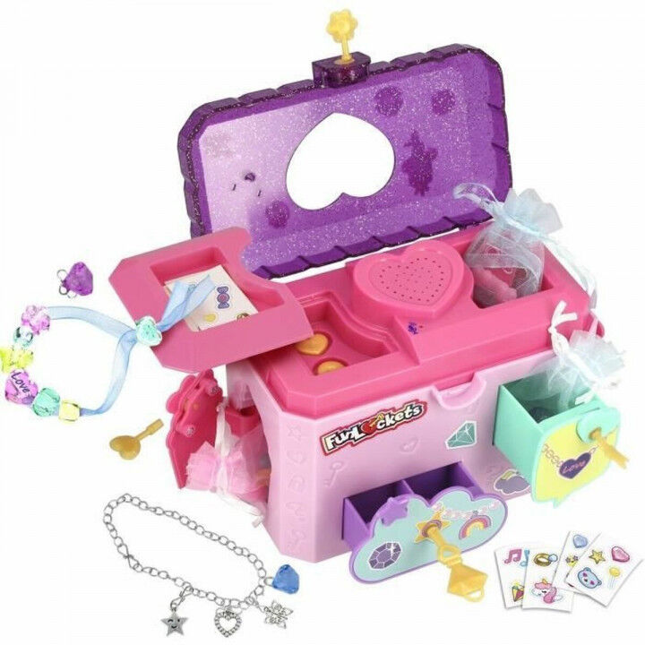 Jewelry box Funlockets Multicolour Pink Plastic