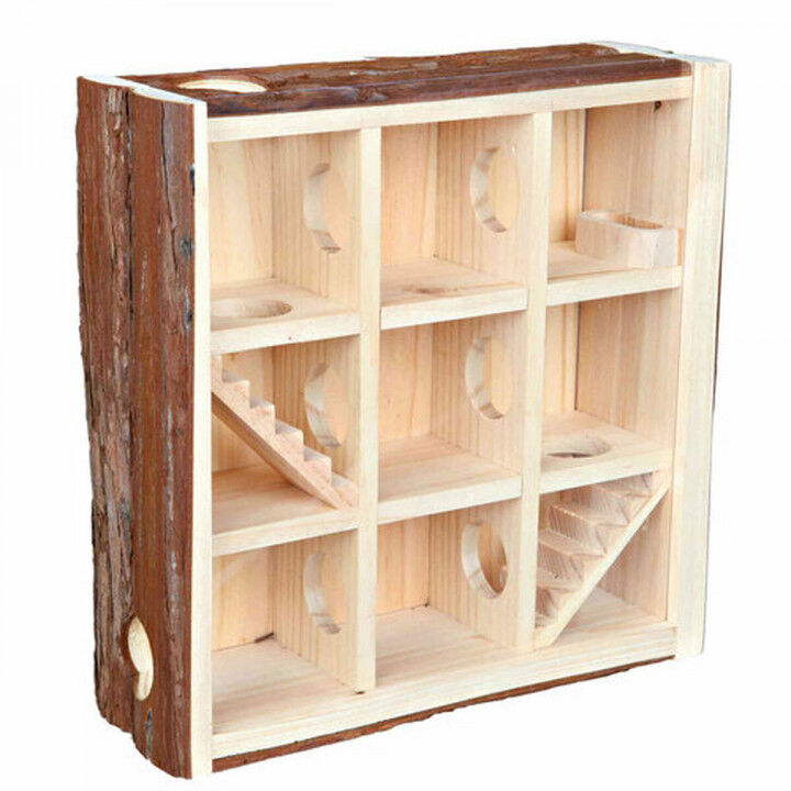 Speelgoed voor Knaagdieren Trixie Hout 30 × 30 × 10 CM