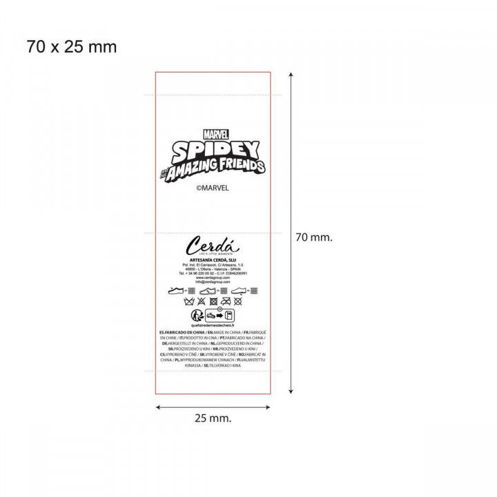 Slippers Voor in Huis Spidey Rood 28-29