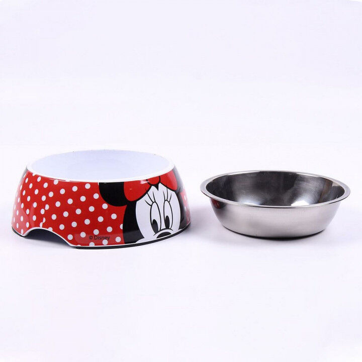 Voerbak voor honden Minnie Mouse Rood Melamine 180 ml