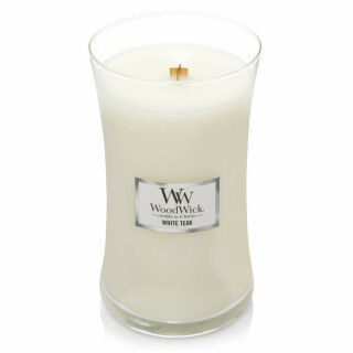 Bougie Parfumée Woodwick Core Large White Teak 609 g