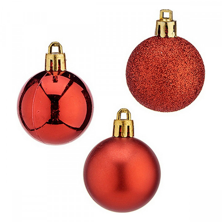 Christmas Bauble Krist+ Red Plastic Ø 4 cm 20 Units