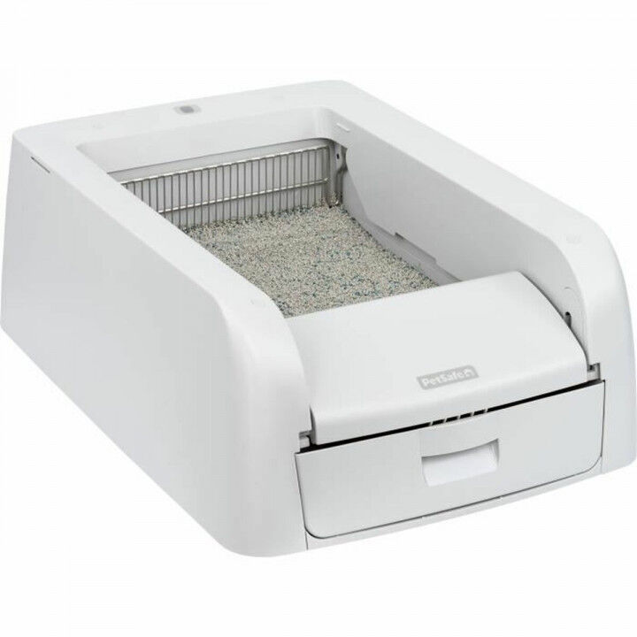 Cat Litter Box PetSafe White Plastic