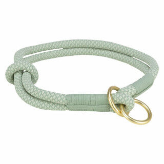 Trainingshalsbanden voor honden Trixie Soft Rope Groen Munt L/XL 55 cm