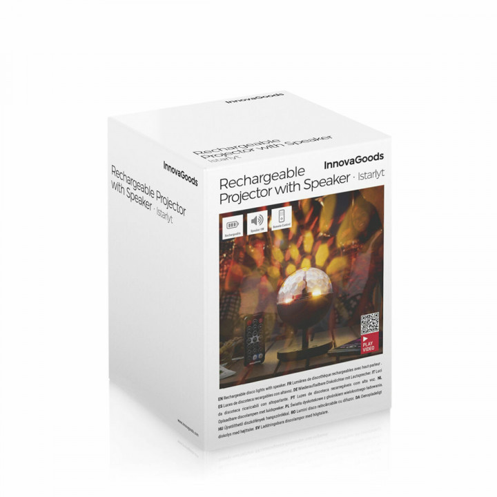 Oplaadbare ledprojector met luidspreker Istarlyt InnovaGoods