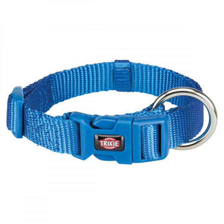 Hondenhalsband Trixie New Premium Kobaltblauw S/M 30-45 cm