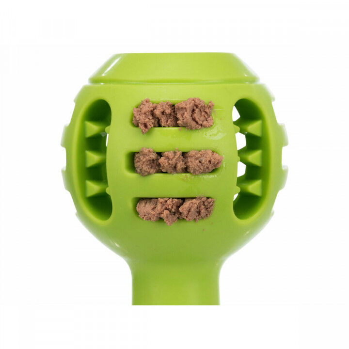 Pet Ball Trixie Lick'n'Snack White Green Plastic TPR Ø 8/12 x 13 cm