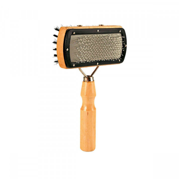 Brosse pour Chiens Trixie 10 × 18 CM Bicolore