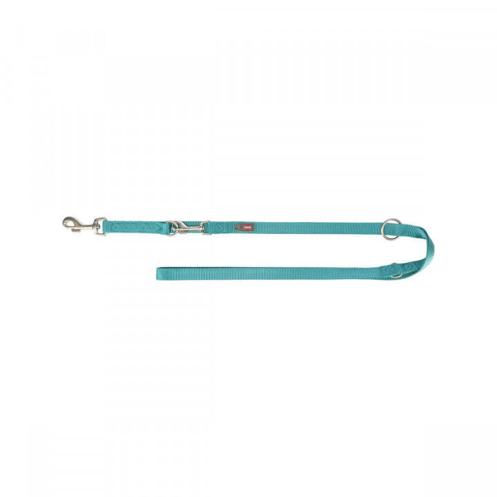 Laisse réglable pour chien Trixie Premium Bleu clair M/L