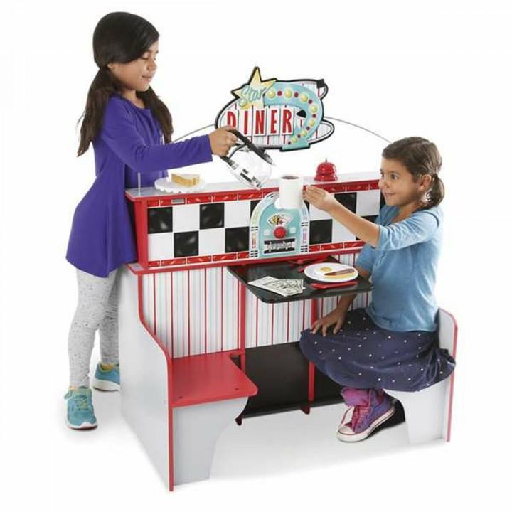 Speelgoedkeuken Melissa & Doug Restaurant 108 x 66 x 18 cm