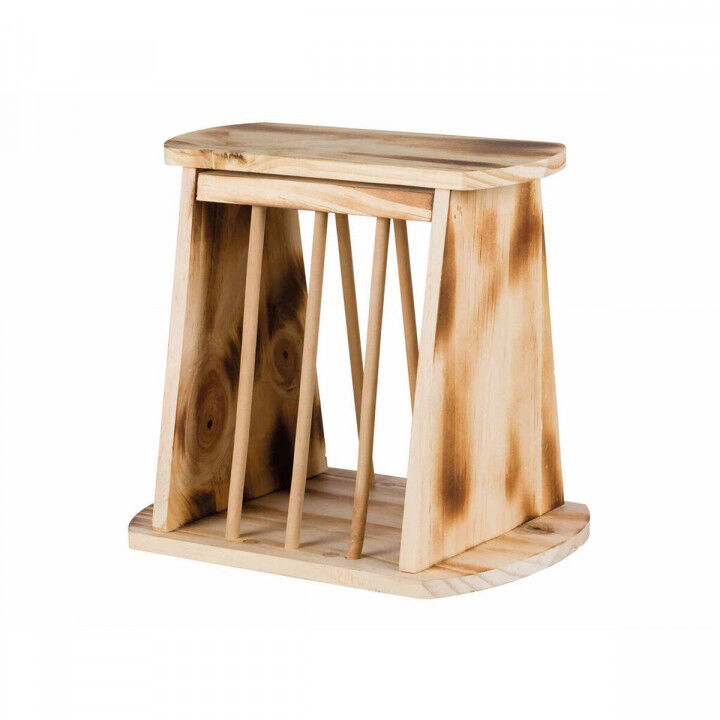 Futternapf für Haustiere Trixie Holz 25 X 22 X 18 CM Braun