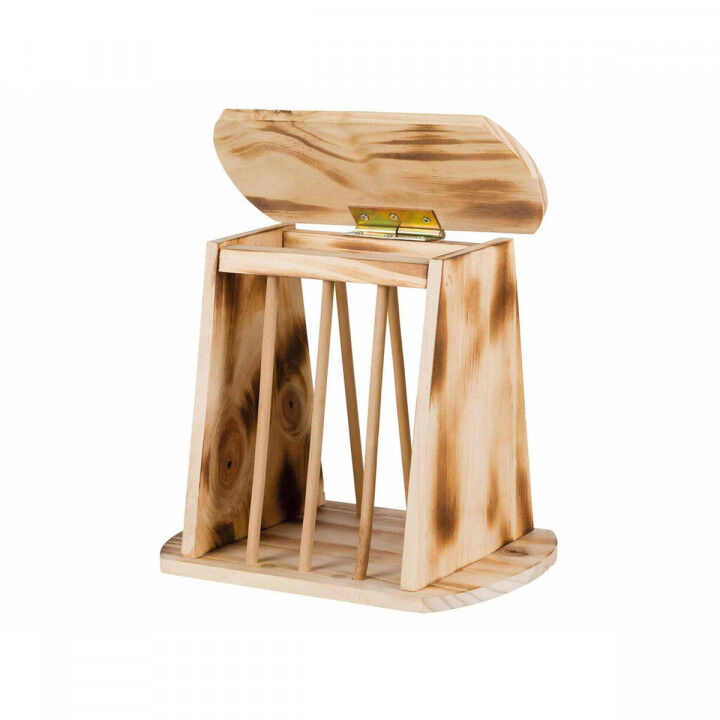 Futternapf für Haustiere Trixie Holz 25 X 22 X 18 CM Braun