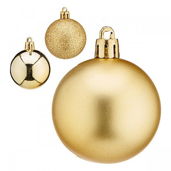 Bola de Navidad Krist+ K1912484 Dorado Plástico Ø 5 cm