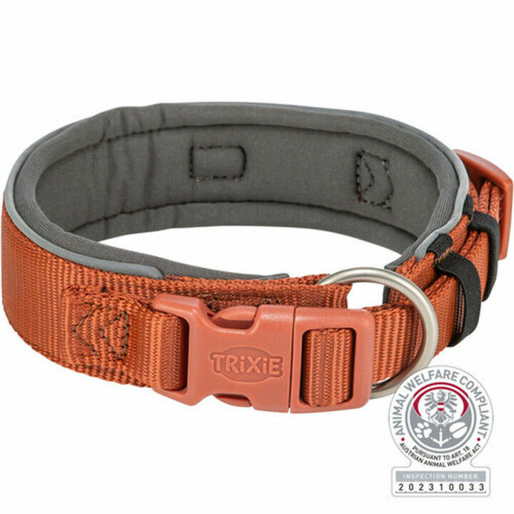 Collare per Cani Trixie Premium Arancio Grafite M/L 40-48 cm