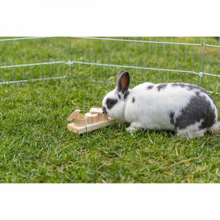 2-in-1 speelgoed en snoepjesdispenser voor huisdieren Trixie Hout 15 × 4,5 × 6 CM