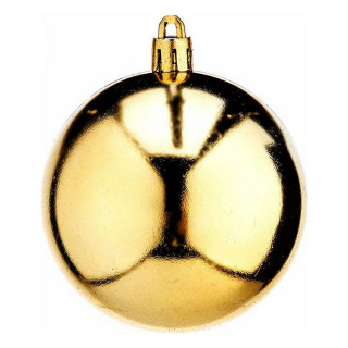 Christmas Baubles Krist+ Golden PVC Ø 7 cm 12 Units
