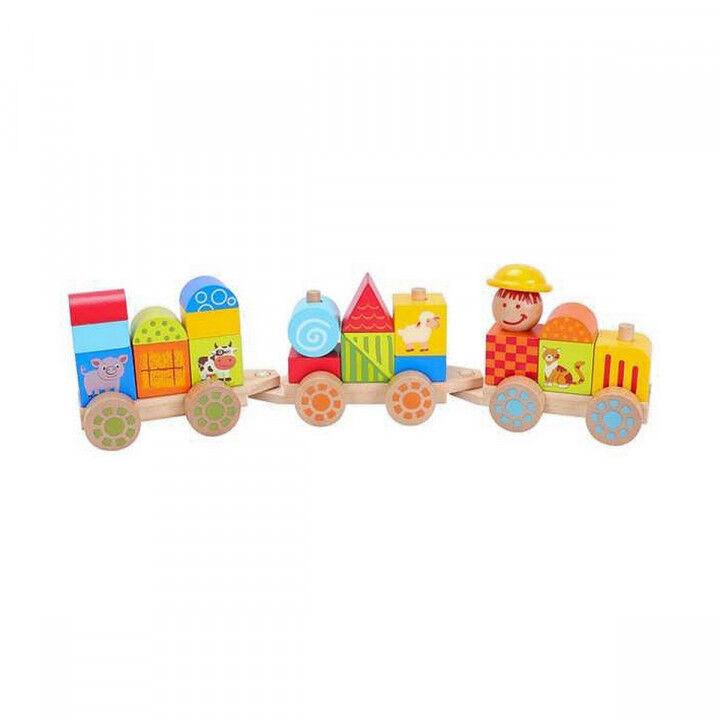 Baby toy Moltó Happy Train 23 Pieces