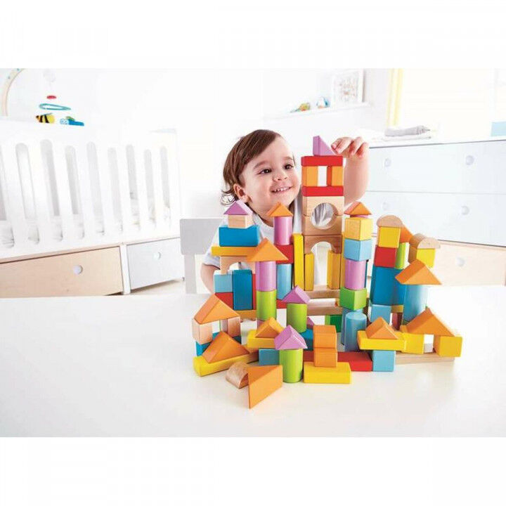 Juego de Construcción con Bloques Hape 101 Piezas 27 x 22 x 13 cm