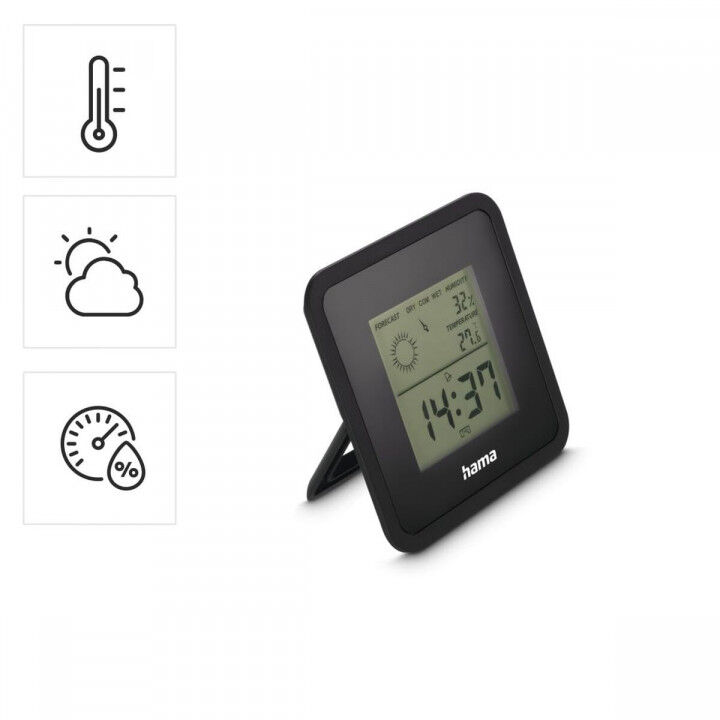 Multi-functioneel Weerstation Hama 00185890 Zwart