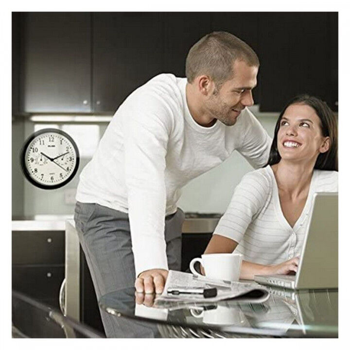 Reloj de Pared ELBE RP-1005-N Blanco/Negro