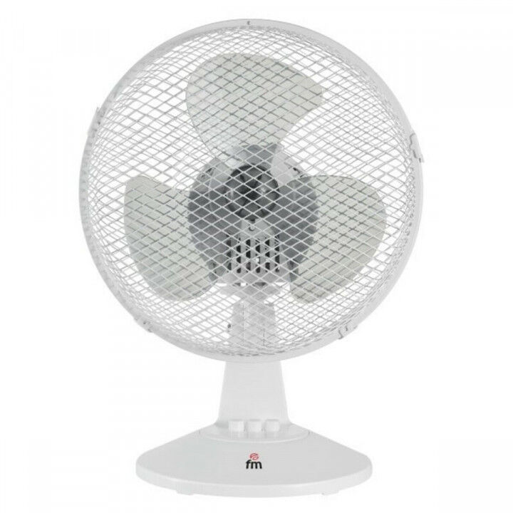 Tischventilator Grupo FM 65786 25 W Ø 23 cm Weiß