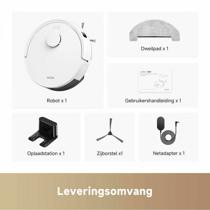 Robot Vacuum Cleaner Dreame RLE22GA-WH 3200 mAh