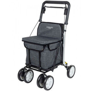 Shopping cart Carlett Dark grey (1 Unit)