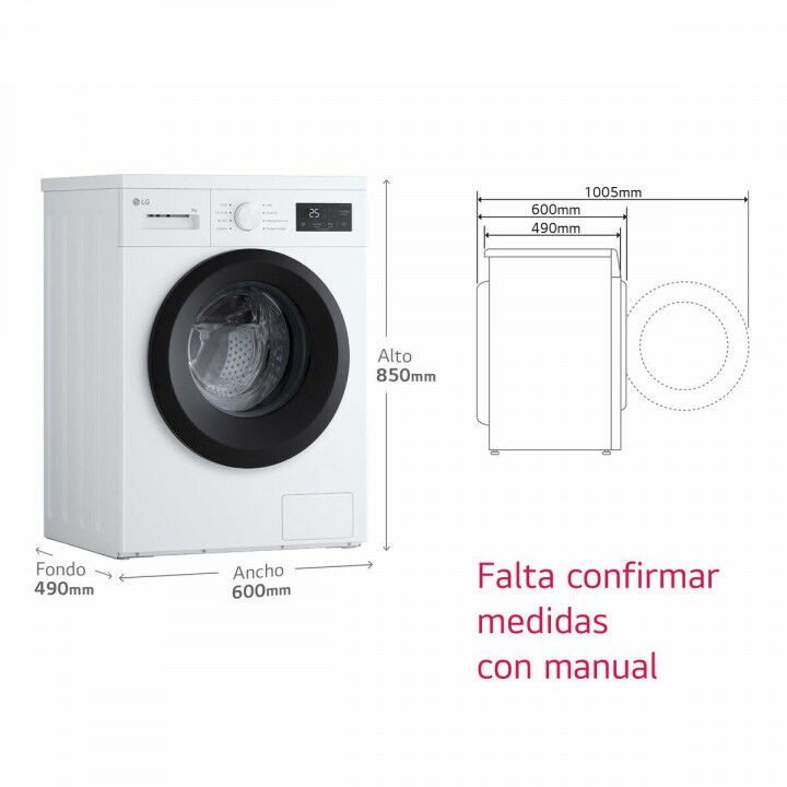 Lavatrice LG F4A1009NWK.ABWQCES 9 kg
