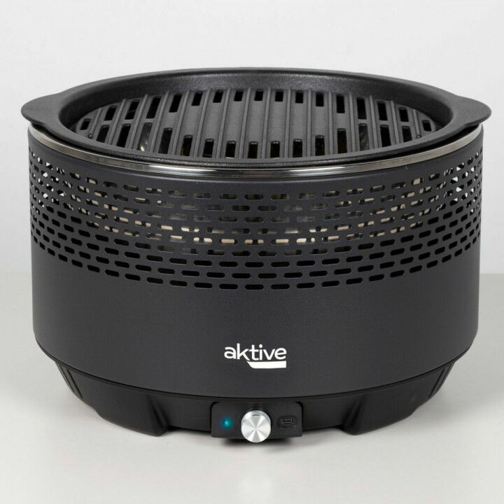 Barbecue Portable Aktive Circular Smoke-free Black Ø 34 cm