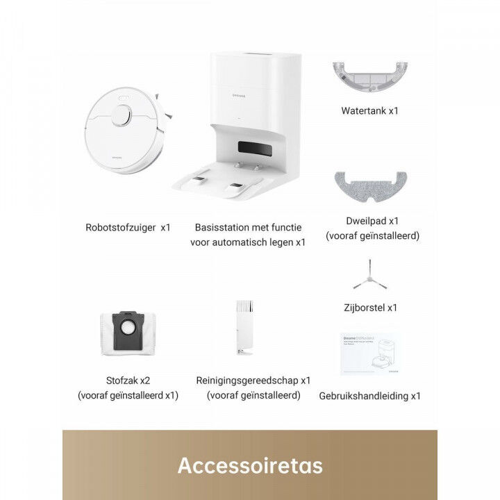 Aspirateur Robot Dreame D10 PLUS GEN 2 6000Pa LiDAR 5200mAh Blanc