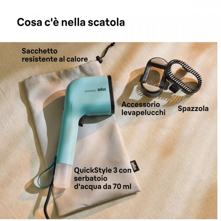 Ferro da stiro a vapore verticale Braun GS3013GR 1100 W