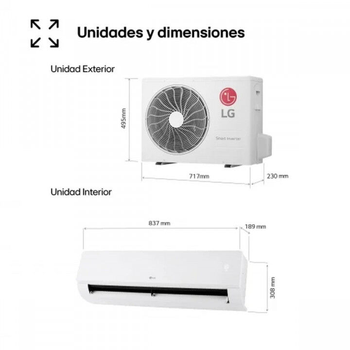 Air Conditionné LG LGWIFI12Z.SET A++/A++ 3010 fg/h Blanc 3010 fg/g