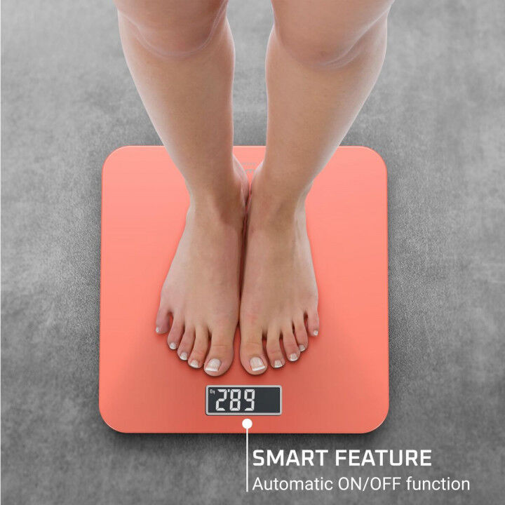 Digital Bathroom Scales Rowenta BS1803 Coral 160 kg