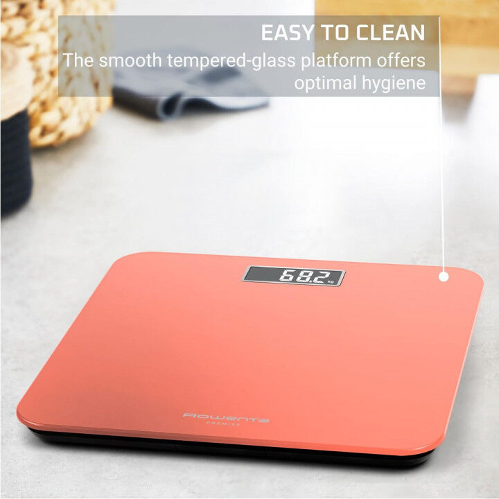 Digital Bathroom Scales Rowenta BS1803 Coral 160 kg
