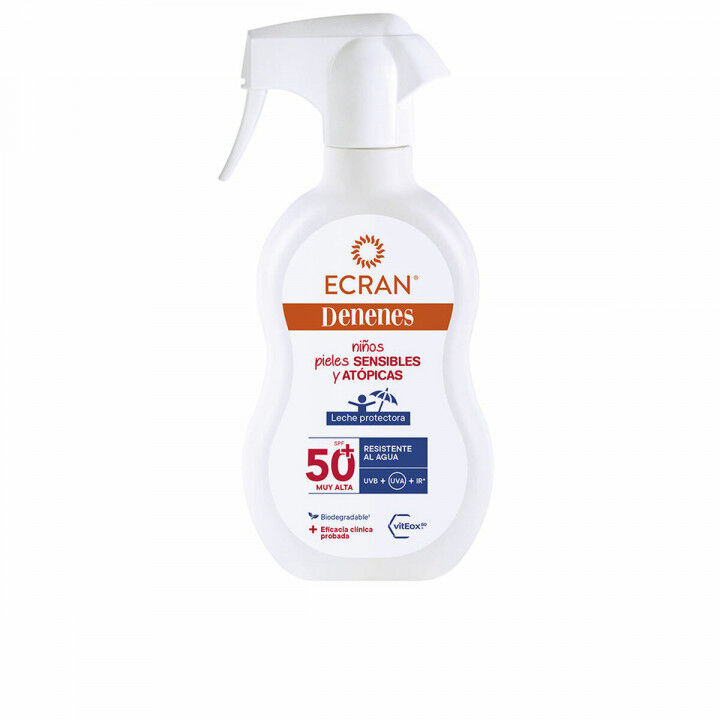 Zonnemelk voor kinderen Ecran Ecran Denenes Sensitive Spf 50+ 270 ml 300 ml