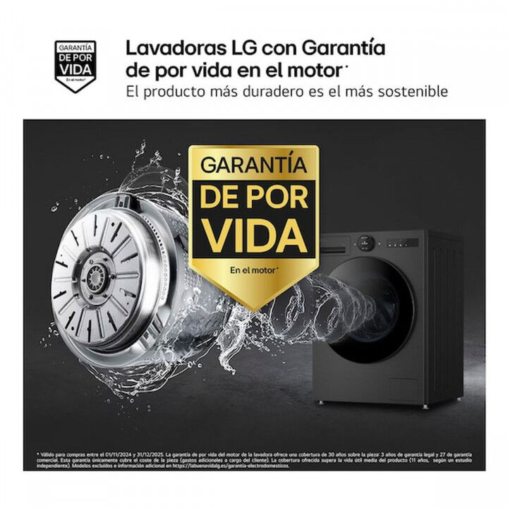 Machine à laver LG F4X7009TBB 60 cm 1400 rpm 9 kg