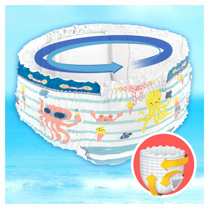 Einweg-Windeln Dodot Splashers 5-6 14 Kg (10 Stück)