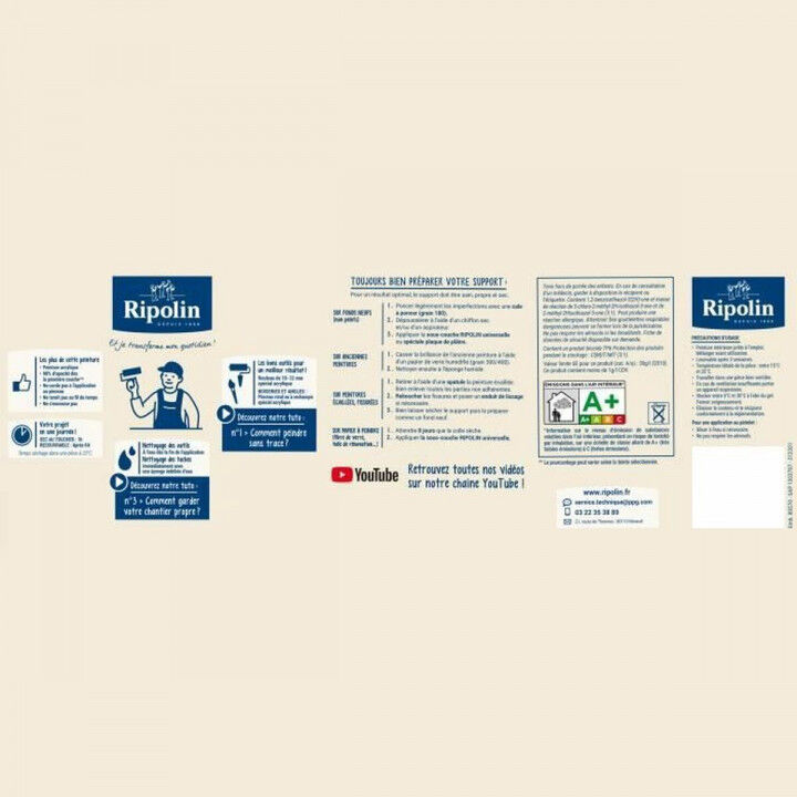 Primer Paint Ripolin Beige Satin finish 2,5 L