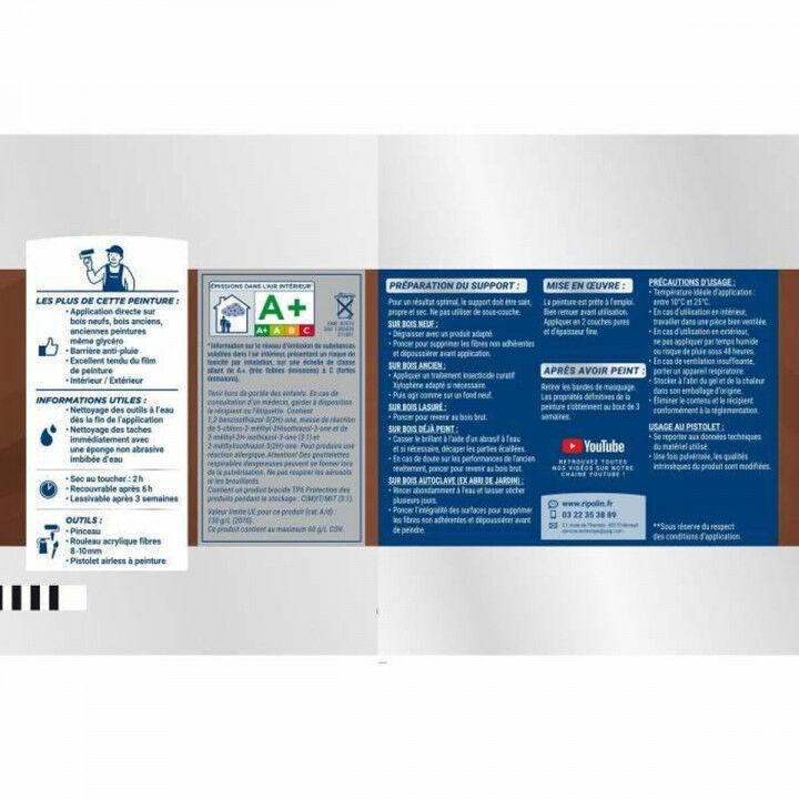 Vernice di Fondo Ripolin Vert Raso 2,5 L