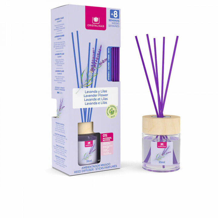 Parfümierte Stäbe Cristalinas MIKADO Lavendel 35 ml