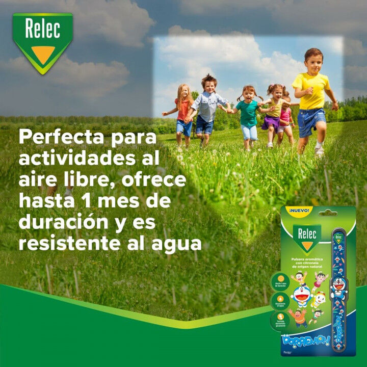 Pulsera Antimosquitos de Citronela Relec Doraemon