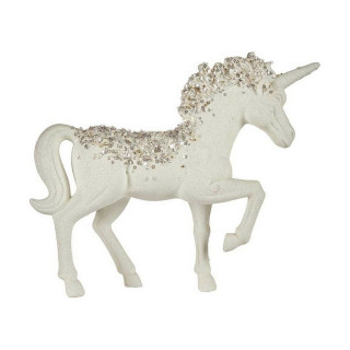 Figurine Décorative Krist+ Blanc Licorne 9,5 x 31 x 40 cm
